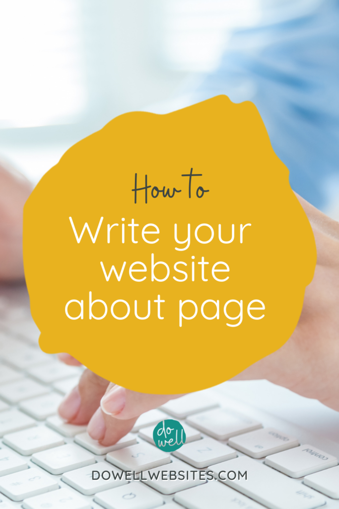 Although your website about page is about you, it needs to be written FOR them. Let's go over 6 tips to write it in a way that connects with your audience.