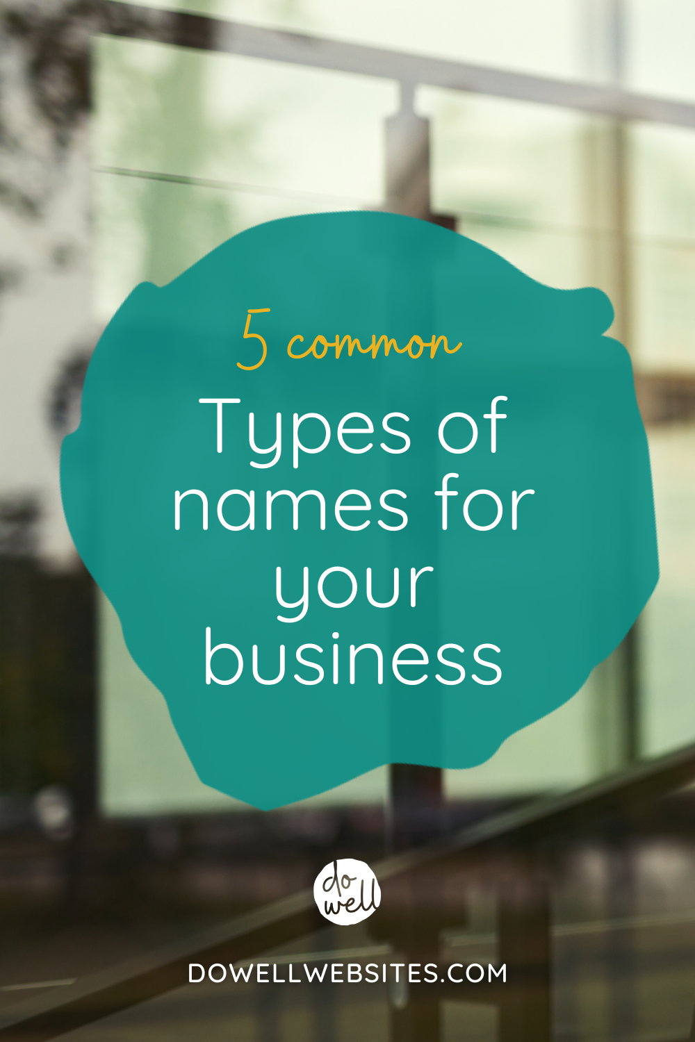 Naming your business can be difficult! Let's dive into one thing you can do to make it a bit easier on yourself — understanding the 5 most common types of brand names you have to choose from in the first place.
